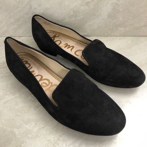 Sam Edelman Jordy Loafer Black Suede 10 Flat Shoe